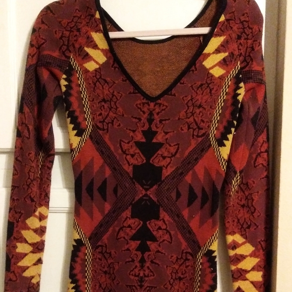 Multi colored Fall Dress - Picture 1 of 4